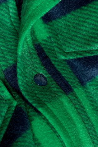 Green Hooded Fleece Shacket (3mths-6yrs)